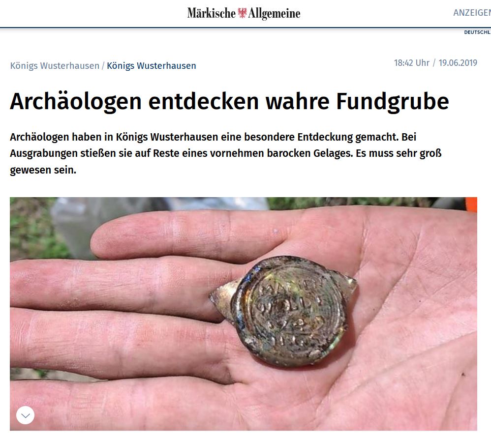 Fundgrube in Königs Wusterhausen / Märkische Allgemeine Zeitung