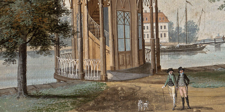 Gotisches Angelhaus im Schlossgarten Berlin-Charlottenburg